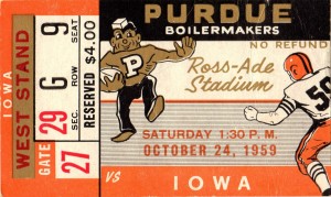 1959 Purdue vs. Iowa